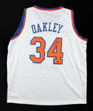 Charles Oakley Signed New York Knicks Jersey (Steiner Hologram) 1994 All Star