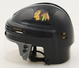 Marian Hossa Signed Chicago Blackhawk Mini Helmet (Schwartz) 3xStanley Cup Champ