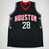 Autographed/Signed Alperen Sengun Houston Black Basketball Jersey Beckett COA