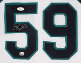 Felix Hernandez Signed Seattle Mariners Authentic Russell MLB Jersey (JSA COA)