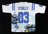 Brandon Stokley Signed Indianapolis Colts Custom Photo Image Jersey (JSA COA)