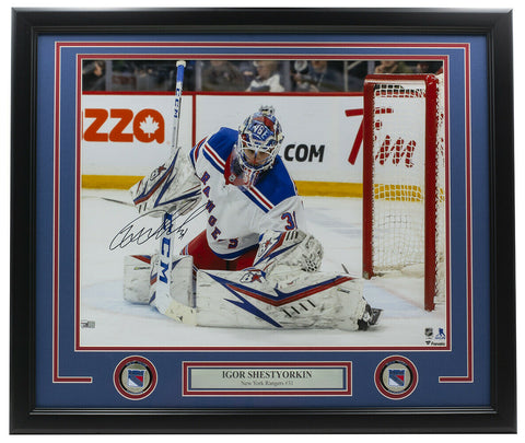 Igor Shestyorkin Signed Framed 16x20 New York Rangers Photo Fanatics