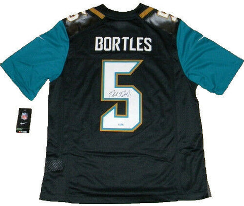 BLAKE BORTLES AUTOGRAPHED SIGNED JACKSONVILLE JAGUARS #5 NIKE LIMITED JERSEY JSA