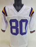 Jack Bech Signed LSU Tigers White Jersey (Beckett) 2022 Sophmore Wide Receiver