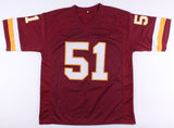 Monte Coleman Signed Washington Redskins Jersey (JSA) 3xSuper Bowl Champion