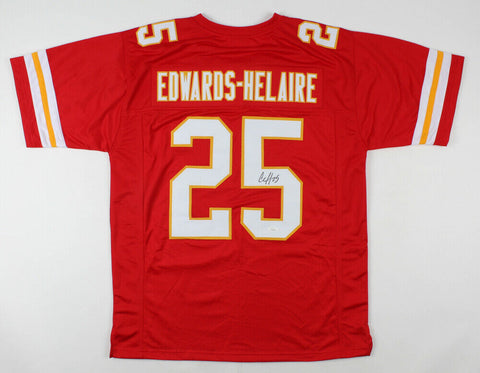 Clyde Edwards-Helaire Signed Chiefs Jersey (JSA Holo) Kansas City 2020 1st Rd Pk