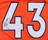 T J Ward Signed Denver Broncos Jersey (JSA COA) Super Bowl 50 Champion/ Def Back