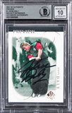 John Daly Authentic Signed 2001 SP Authentic Preview #1 Card Auto 10 BAS Slabbed