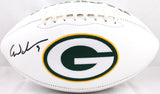 Christian Watson Autographed Green Bay Packers Logo Football-Beckett W Hologram