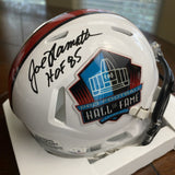 Joe Namath Autographed Signed Hall of Fame Mini Helmet W/HOF 85 Beckett Jets