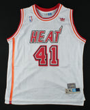 Glen Rice Signed Miami Heat Adidas NBA Style Jersey Inscribed "G Money"(JSA COA)