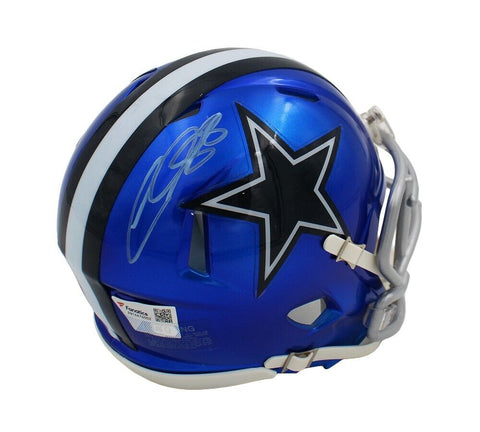 CeeDee Lamb Signed Dallas Cowboys Speed Flash NFL Mini Helmet