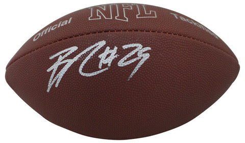 Bradley Roby Autographed Denver Broncos Wilson Rubber Football JSA 13652