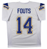 Dan Fouts Authentic Signed White Throwback Pro Style Jersey BAS Witnessed