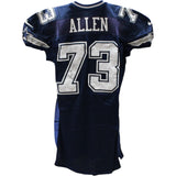 Larry Allen Signed Dallas Cowboys Nike Proline 52 Blue Jersey JSA 48471