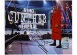 Gunther Autographed WWE "Red Jacket / In Ring" 8" x 10" Photo Fanatics