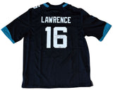 TREVOR LAWRENCE SIGNED JACKSONVILLE JAGUARS #16 BLACK NIKE JERSEY FANATICS