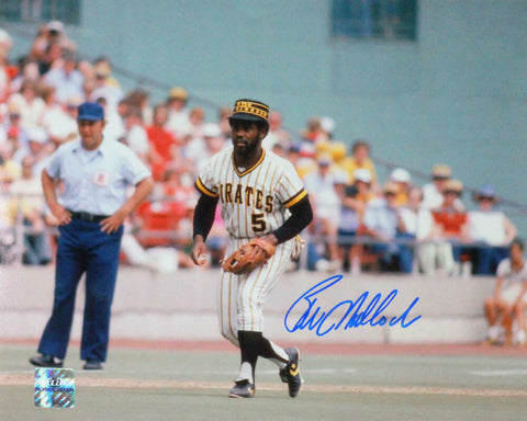 Bill Madlock Autographed Pirates Anticipating 8x10 Photo-JerseySource Auth *Blue