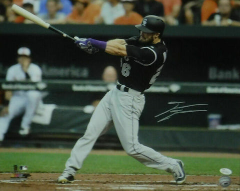 David Dahl Autographed Colorado Rockies 16x20 Photo Horizontal JSA 16886