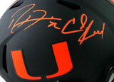 Ed Reed Ray Lewis Signed Hurricanes F/S Eclipse Authentic Helmet- Beckett W Auth