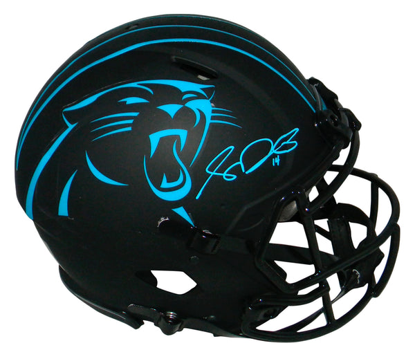 SAM DARNOLD SIGNED CAROLINA PANTHERS ECLIPSE AUTHENTIC SPEED HELMET BECKETT