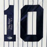 Tony Kubek Autographed Yankees P/S Majestic Jersey W/ ROY - Beckett Auth *1