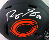 Roquan Smith Signed Chi Bears Authentic Eclipse Speed F/S Helmet- Beckett W*Sil