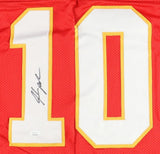 Isiah Pacheco Signed Kansas City Chiefs Jersey (JSA) Rutgers Scarlett Knight R.B