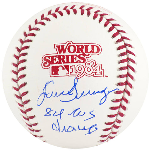 Juan Berenguer Signed Rawlings 1984 World Series Baseball w/84 WSC - (SS COA)