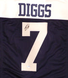 Dallas Cowboys Trevon Diggs Autographed Signed Blue Jersey PSA/DNA #3T59969