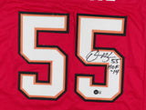 Derrick Brooks Signed Tampa Bay Buccaneers Jersey Inscribed "HOF-14" (Beckett)