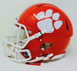 TREVOR LAWRENCE Autographed Clemson Tigers Authentic Stat Helmet FANATICS LE 16