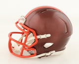 Paul Warfield Signed Cleveland Browns Mini Helmet (JSA COA) Hall of Fame W.R.