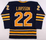 Johan Larsson Signed Sabres Jersey (Beckett COA) Playing career 2010-present