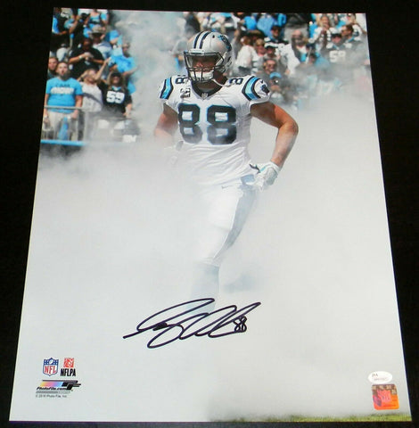 GREG OLSEN AUTOGRAPHED SIGNED CAROLINA PANTHERS 16x20 PHOTO JSA