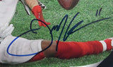 Julian Edelman Autographed SBLII "The Catch" 16x20 Photo Patriots JSA 192107