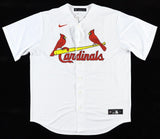 Jordan Walker Signed St. Louis Cardinals Jersey (Beckett) 2020 1st Rnd Draft Pck