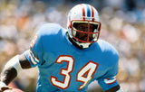 Earl Campbell Signed Houston Oilers Throwback Jersey (JSA) 1979 NFL MVP / HOF RB