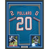 Framed Autographed/Signed Tony Pollard 35x39 Tennessee Retro Jersey Beckett COA