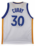 Stephen Curry Authentic Signed White Pro Style Jersey Autographed JSA 2