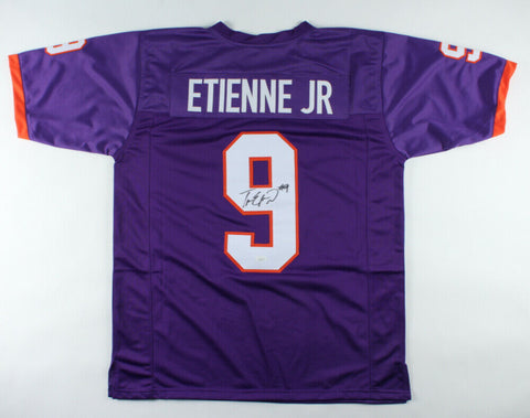 Travis Etienne Signed Clemson Tigers Jersey (JSA COA) Jax Jaguars.Running Back