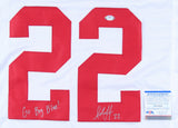 Adoree' Jackson Signed New York Giants Jersey Inscribed "Go Big Blue!" (PSA) D.B