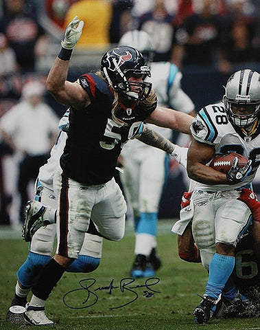 Brooks Reed Autographed 16x20 Against Panthers Photo- JSA Authenticated