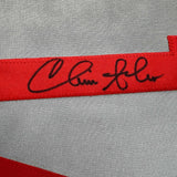 Autographed/Signed Chris Sabo Cincinnati Grey Baseball Jersey JSA COA