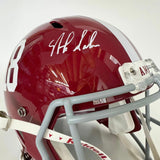 Autographed/Signed Nick Saban Alabama Crimson Tide FS Full Size Helmet BAS COA