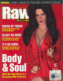 Chyna Authentic Signed WWE Raw Magazine Autographed BAS #BM38069