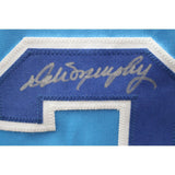 Dale Murphy Autographed/Signed Blue XL Jersey PSA 47179