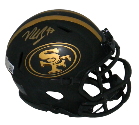 NICK BOSA AUTOGRAPHED SAN FRANCISCO 49ERS ECLIPSE SPEED MINI HELMET BECKETT