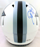 Deion Sanders Signed Dallas Cowboys Lunar Speed F/S Helmet - BA W Holo *Blue