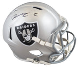 Raiders Maxx Crosby Authentic Signed Full Size Speed Rep Helmet W/ Case Fanatics